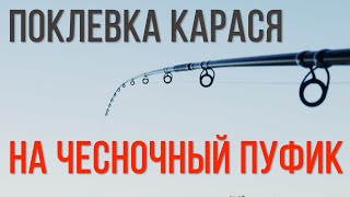 Рыбалка на чесночный пуфик - вечерний карась на фидер