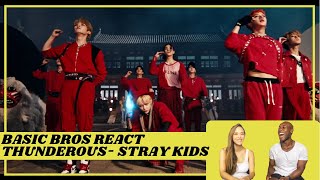 Basic Bros REACT | STRAY KIDS 'THUNDEROUS'
