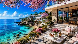 🌸 Ocean Harmony Café | Relaxing Piano, Guitar & Violin Music for Healing, Sleep & Stress Relief