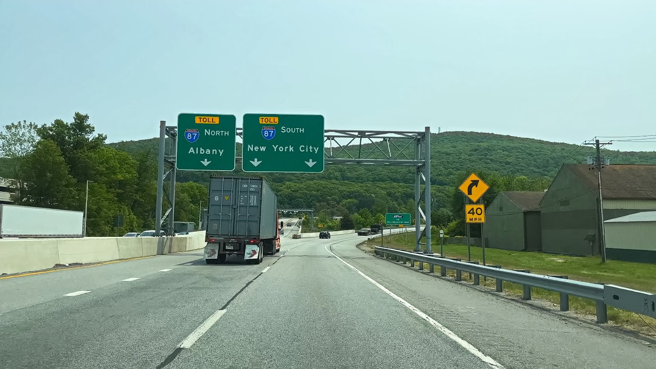 [4K DRIVE] Driving from HUDSON VALLEY New York to GOV MARIO M. CUOMO BRIDGE Tarrytown/Sleepy Hollow