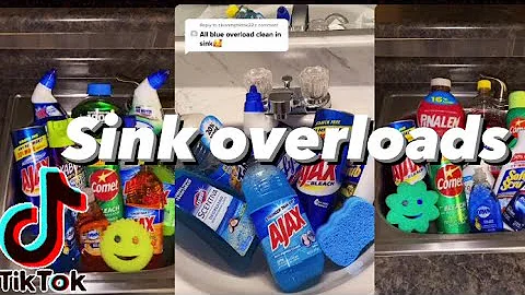 SINK CLEANING POWDER OVERLOAD tiktok compilation