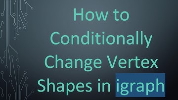 How to Conditionally Change Vertex Shapes in igraph