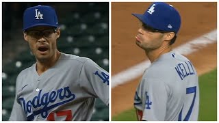 Joe Kelly Pitching + Benches Clear | LAD@HOU | July 28th, 2020