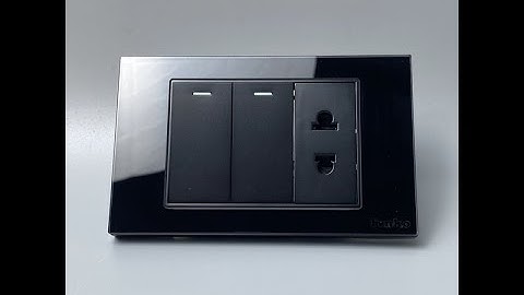 Công Tắc Ổ Cắm Âm Tường Mặt Kính Cường Lực TENKO I Tenko.com.vn