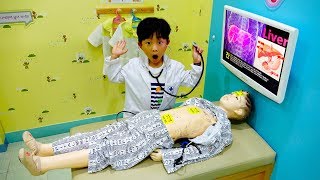 예준이의 어린이 직업체험 놀이 키즈 박물관 소방관 경찰관 의사놀이 Fun Play Professions for Kids Museum screenshot 1