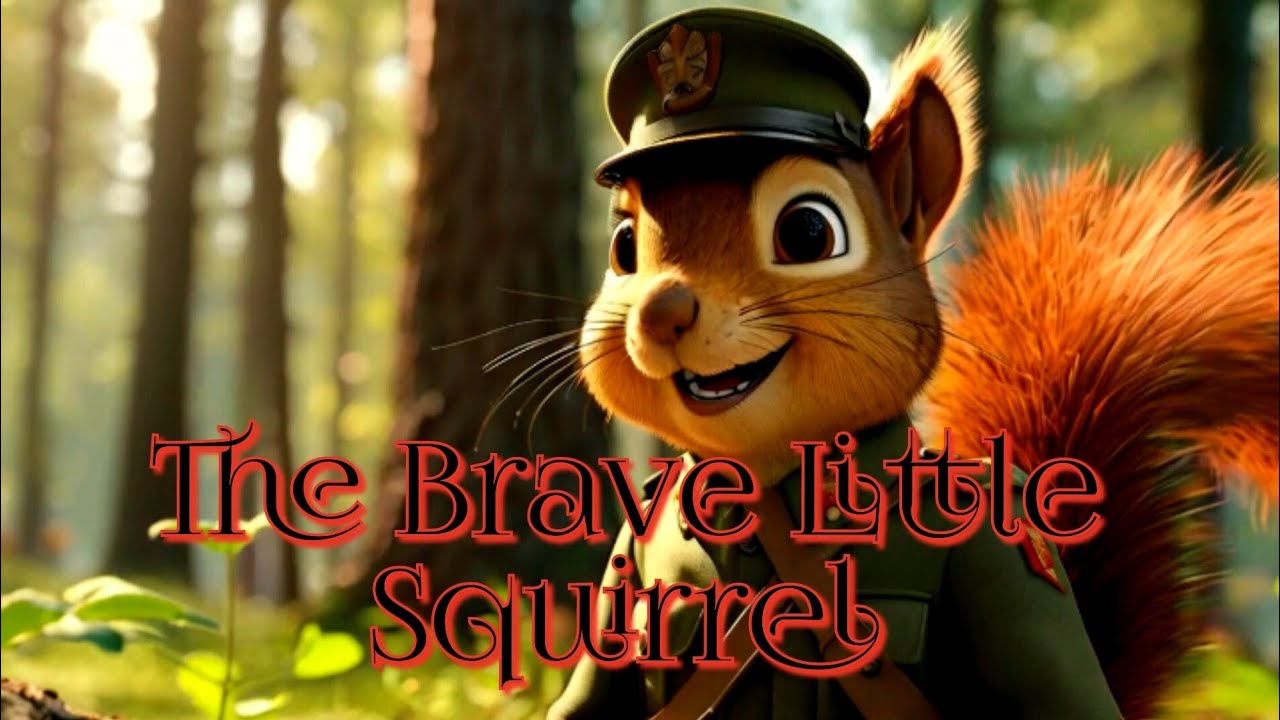 The brave little squirrel 🐿️ 