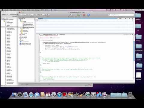 Xcode Tutorial 4 - Send In-App SMS