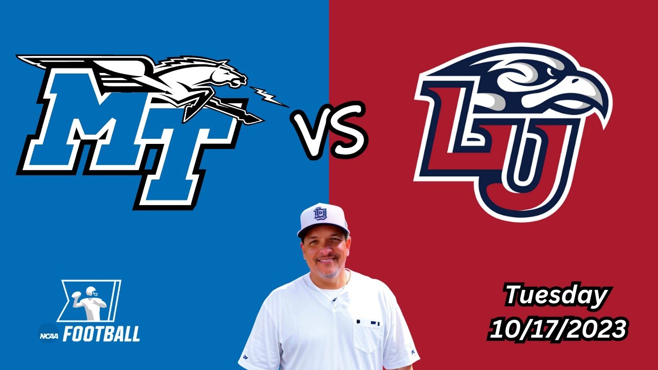 Middle Tennessee Liberty Tuesday 10/17/23 NCAAF Picks and