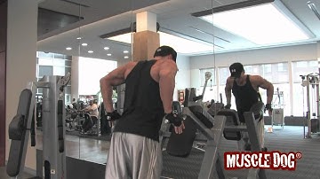 MuscleDog.com Presents: Tricep Dips "Parallel Bar"