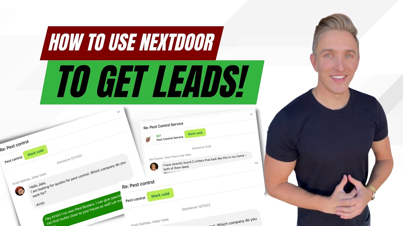 How To Get Pest Control Leads Using Nextdoor! - YouTube