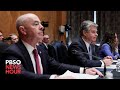 WATCH LIVE: FBI Director Wray, DHS head Mayorkas testify in Senate hearing on threats to U.S.