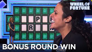 Kanchi Solves This Bonus Round Puzzle 3 Times   Wheel Of Fortune