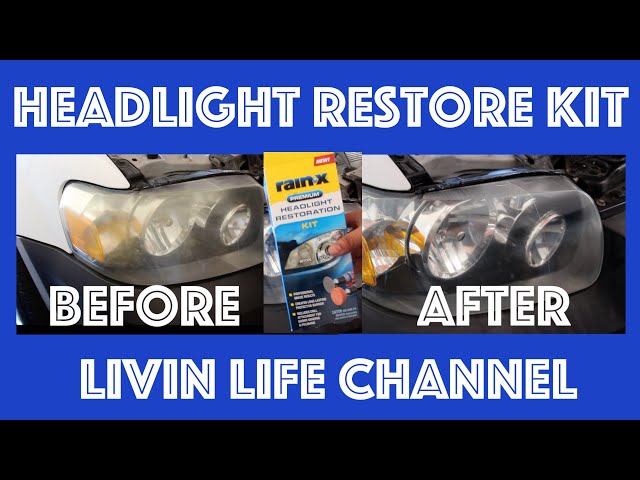 Rain X Headlight Restore Kit review! Does it work? Livin Life with Rick and  Jerre 