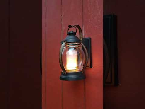 Westinghouse Lighting 6335100 Canyon Aplique de pared para exterior, acabado en madera