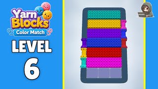Yarn Blocks level 6 walkthrough solution 