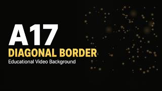 Educational Presentation Background Loop A17 | Diagonal Split | Text Space
