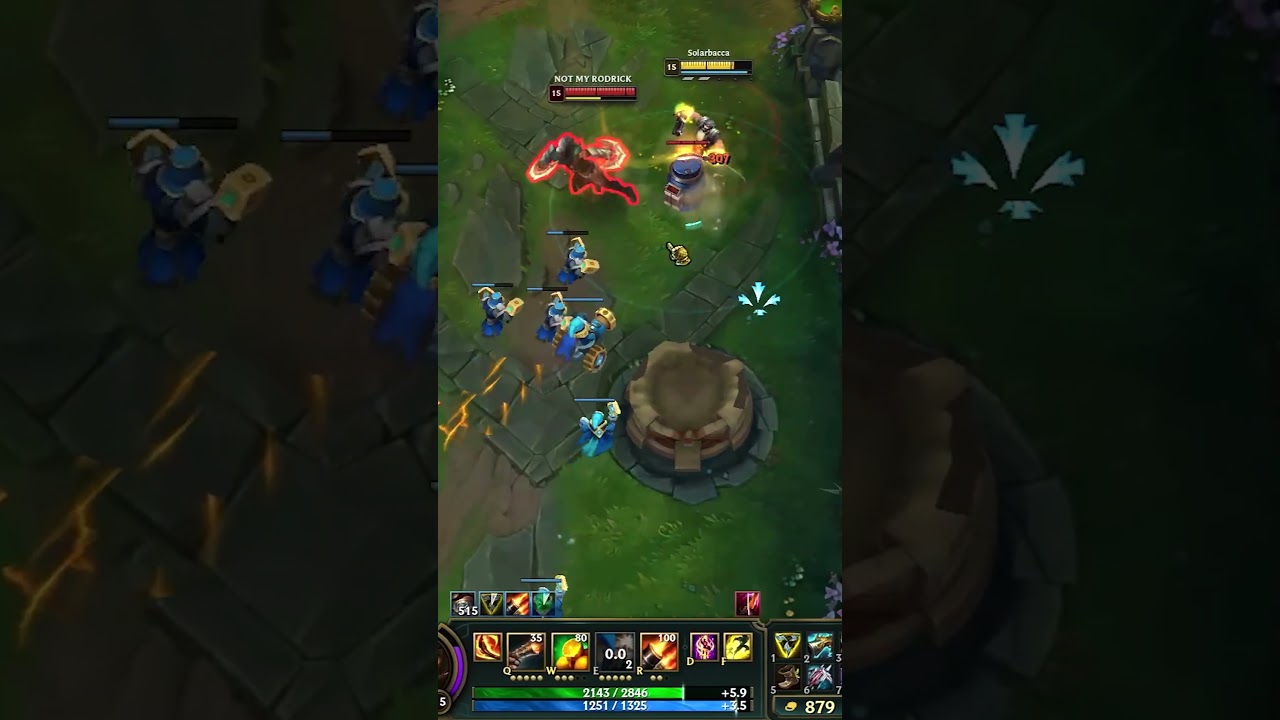 SolarBacca vs Ambessa - Crazy Fight - League of Legends 