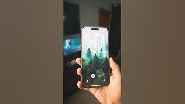 Hoe krijg je het nieuwe Lockscreen Clock Effect op iOS 26? #ios26 #iphone