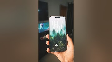 Hoe krijg je het nieuwe Lockscreen Clock Effect op iOS 26? #ios26 #iphone