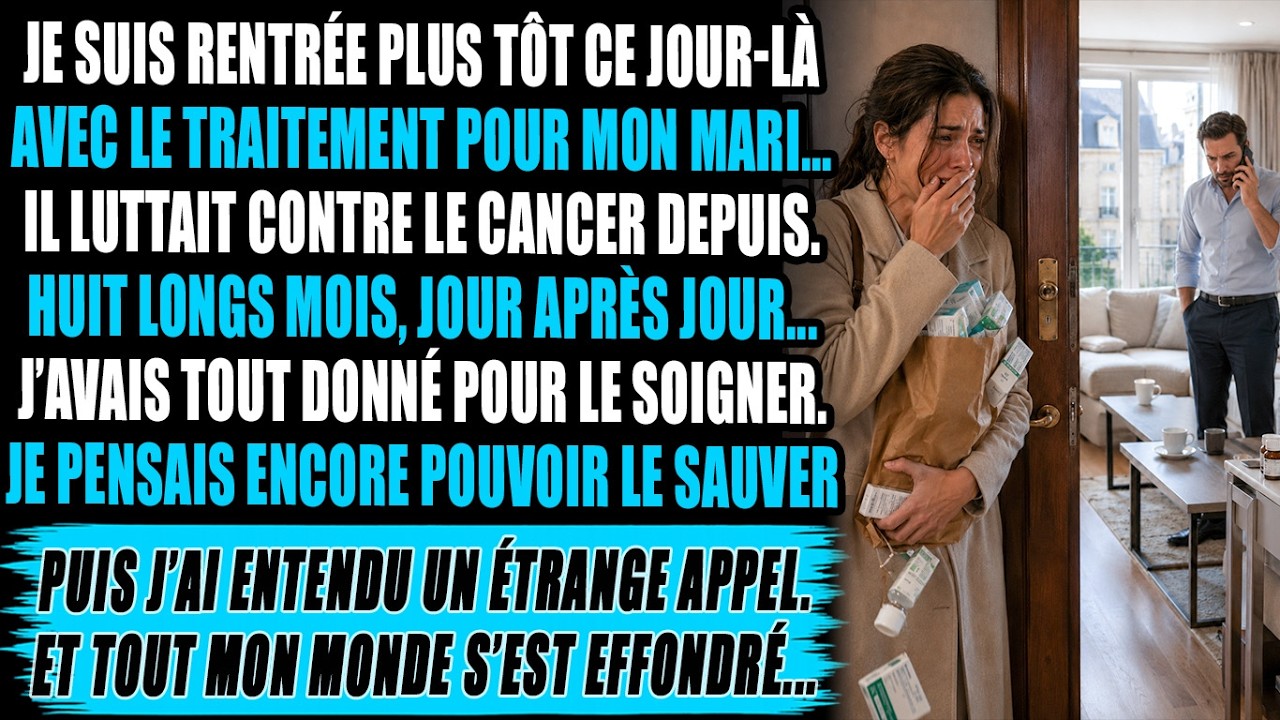 8 mois à soigner mon mari atteint d’un cancer, j’ai tout sacrifié pour lui — puis ce jour-là, je suis rentrée plus tôt et j’ai découvert une vérité qui a tout détruit.