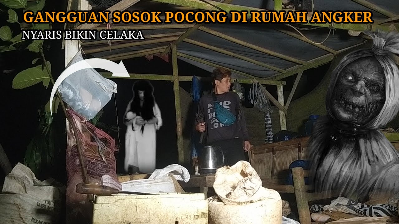 HOROR: GANGGUAN SOSOK POCONG DI RUMAH ANGKER ‼️ NYARIS BIKIN CELAKA 
