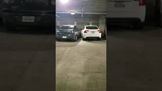Bad parking blocking in.  Park over the line. Revenge Parking Lot #revenge