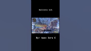 Ballistic 1v3 #apexlegends  #shorts  #ranked #apex #fyp