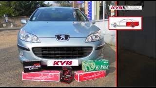 Peugeot 407 - REAR - Задние амортизаторы KYB установка Peugeot 407 - REAR - Задние амортизаторы KYB установка