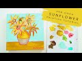 Step-By-Step Van Gogh Inspired Sunflower Painting Tutorial