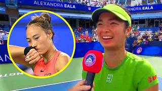 Alex Eala REACTS on Amazing COMEBACK against Zheng