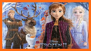 Disney Frozen 2 Puzzle Anna Elsa Kristoff Olaf アナと雪の女王 パズル - Холодное Сердце 2 пазлы для детей эльза