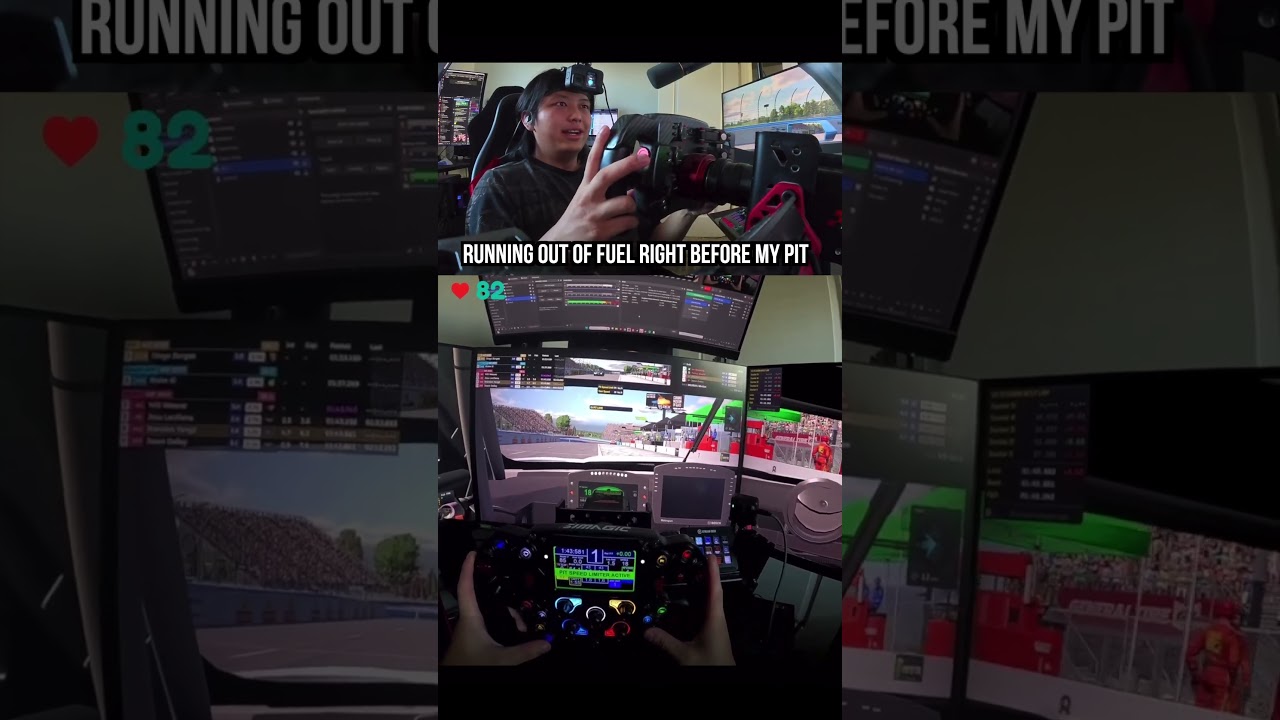 В этой гонке я действительно испытывал на прочность стратегию расхода топлива, лол 