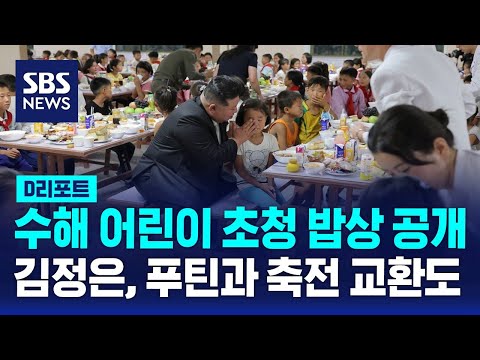 김정은, 광복절 맞아 푸틴과 <strong>축전</strong> 교환…대성산혁명열사릉도 참배 / SBS / #D리포트