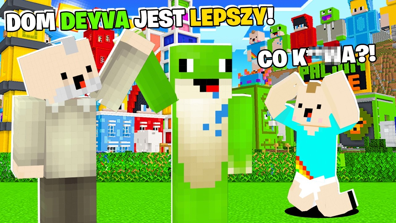 TATA BOLA WSZEDŁ NA PALIONOWO TROLL w Minecraft!