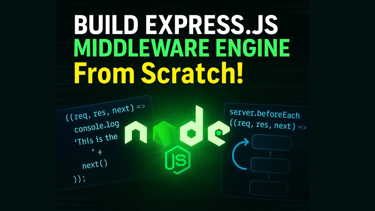 102. Build Middleware Support in Your Node.js Framework (Like Express ...