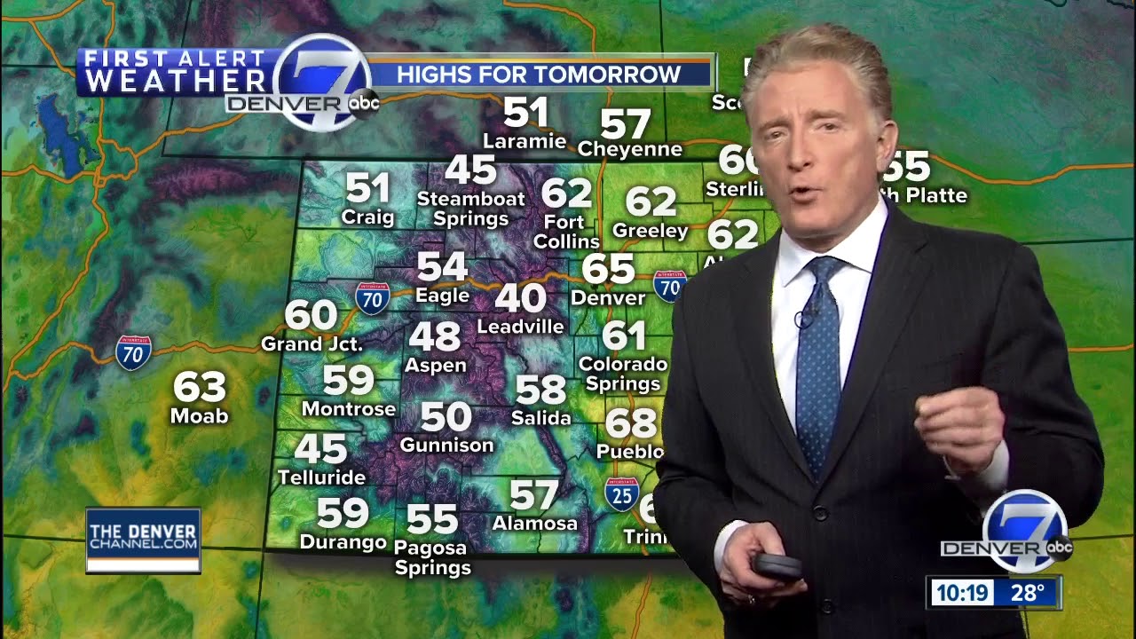 Temperatures will soar into the 50s and 60s across the Colorado plains ...