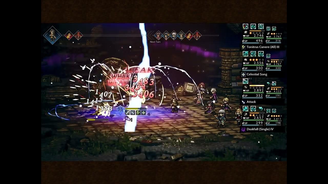 Octopath CotC Adventurer Farm Team (1011 turns) YouTube