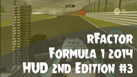 rFactor - F1 2014 2nd Edition #3 (Onboard lap with Lewis Hamilton)