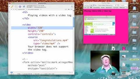 HTML: The video tag