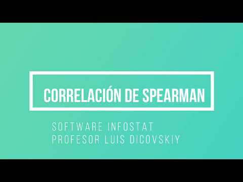Correlación de Spearman