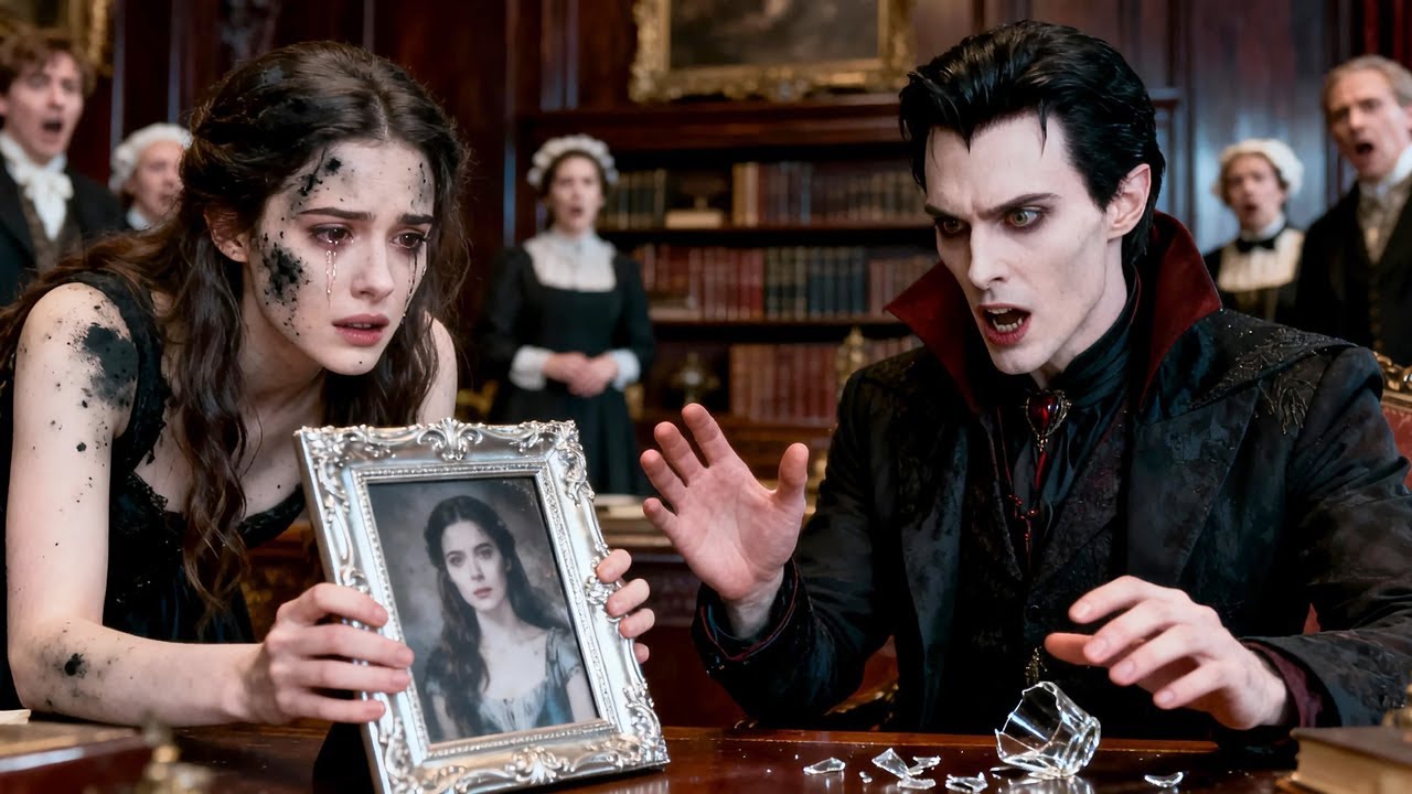 Poor Girl Asked the Vampire King, “Why Is My Mom’s Photo in Your Mansion” — Then He Froze