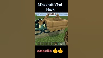 Minecraft Viral Hacks You Should Try Right Now (part 1) #minecraft #shorts #sho #india
