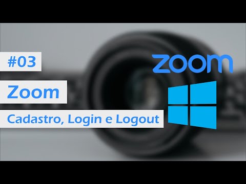 Zoom - Cadastro, login e logout