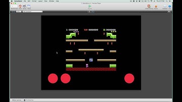 Mario Bros and Donkey Kong made with Gamesalad