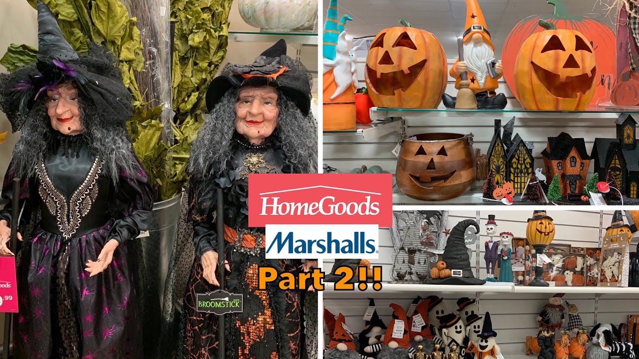 HomeGoods & Marshalls Halloween 2021 Decor Hunting Part 2🎃 New