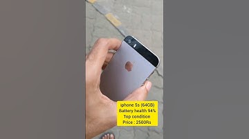#iphone iphone 5s (64GB) Battery health 94% Price : 2500Rs follow instagram : Mobile_store_991