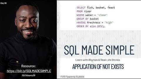 Day 28 - Mastering NOT EXISTS in SQL