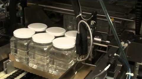 Tray Former/Loader and Shrink Wrap System for Large Buckets/Cans/Pails