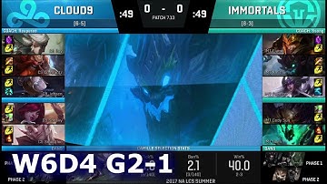 Cloud 9 vs Immortals | Game 1 S7 NA LCS Summer 2017 Week 6 Day 3 | C9 vs IMT G1 W6D3