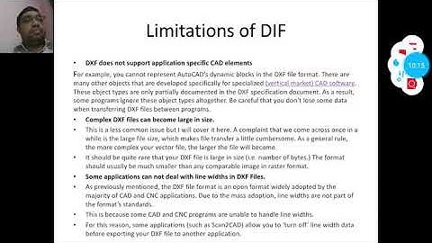 Lecture 33: Data exchange between CAD/CAM/CAE systems-II